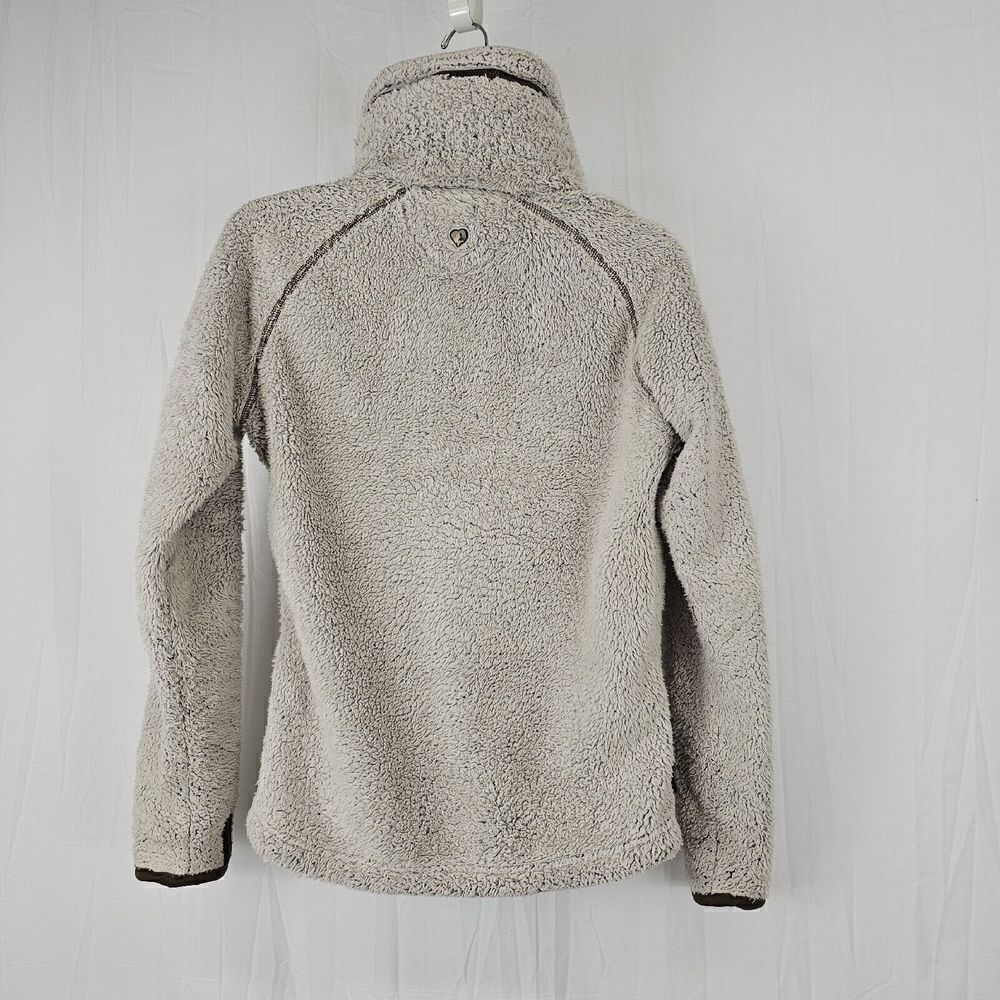 Kuhl Flight Jacket Size Small Oat Stone High Pile Fleece Zip Up Womens - Picture 12 of 13